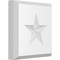 Ekena Millwork Standard Sedgwick Star Rosette With Beveled Edge, 4"W x 4"H x 3/4"P ROSP040X040X075SDG07 - alternate 1
